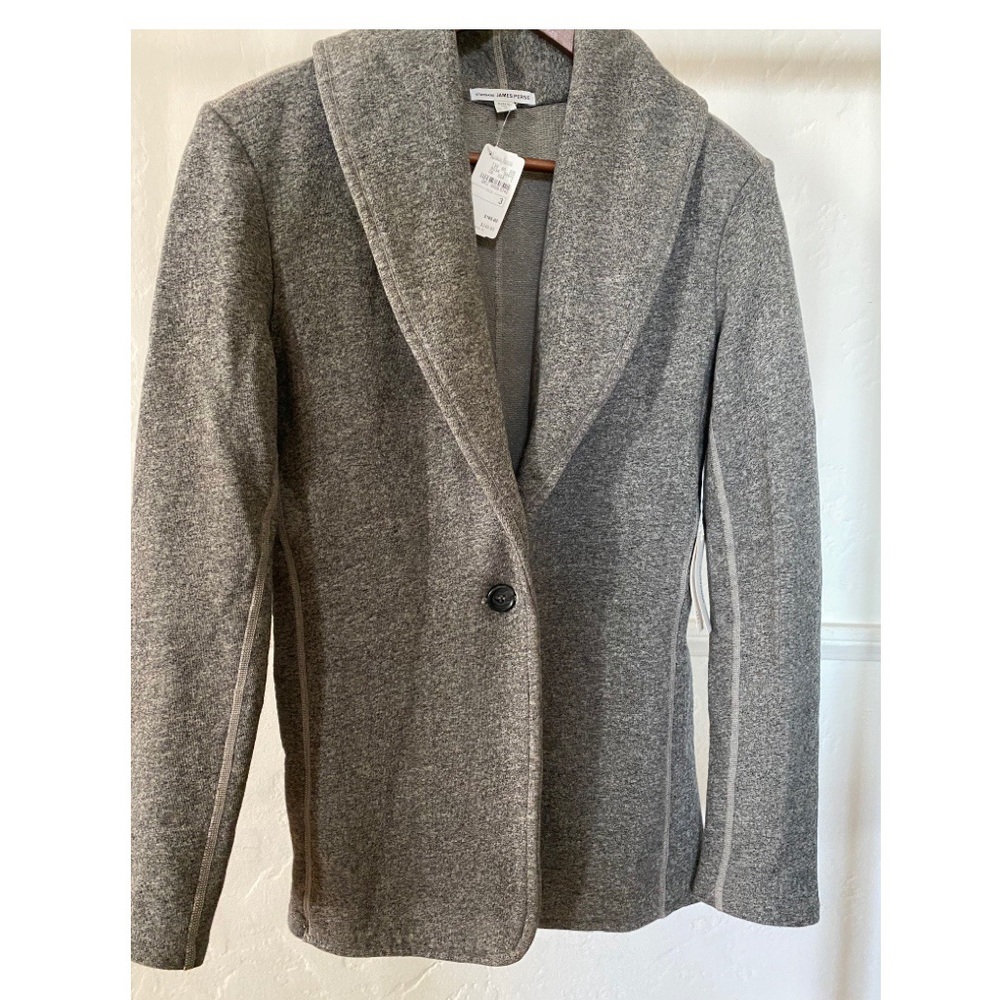 James Perse shawl collar sweater blazer sz 3